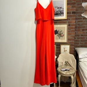 Red Lulus jumpsuit